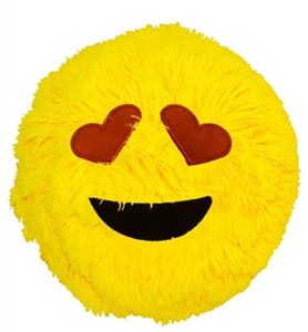 Obrazek Piłka Fuzzy Ball S'cool Heart żółta D.RECT