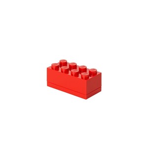 Obrazek LEGO(R) pudełeczko klocek ósemka czerwony