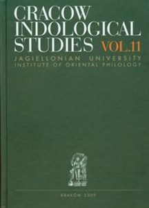 Obrazek Cracow Indological Studies tom 11