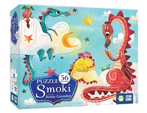 Obrazek Puzzle Smoki 56 elementów