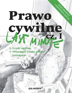 Picture of Last minute Prawo cywilne Część ogólna Własność i inne prawa rzeczowe Last minute