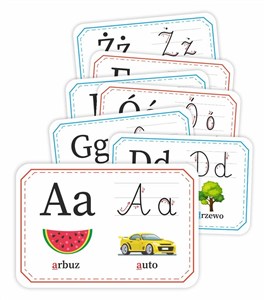 Obrazek Fiszki - Alfabet 32 karty