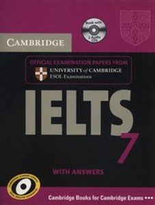 Picture of Cambridge IELTS 7 Official examination papers with answers + 2CD