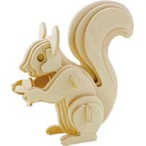 Picture of Puzzle drewniane 3D Wiewiórka