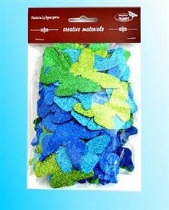 Picture of Motyle brokatowe 52szt