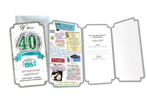 Picture of Karnet PM-203 Urodziny 40 2022