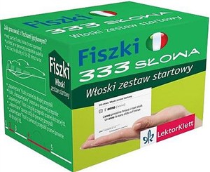 Obrazek Fiszki 333 słowa Włoski zestaw startowy