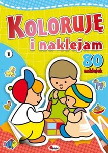 Obrazek Koloruję i naklejam 1 80 naklejek