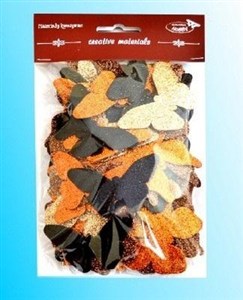 Picture of Motyle brokatowe 52szt