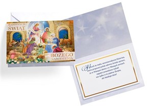 Picture of Karnet B6 Boże Narodzenie