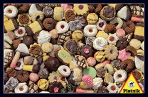 Obrazek Puzzle Piatnik Ciastka 1000