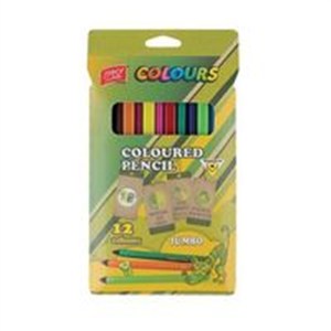 Obrazek Kredki bezdrzewne Jumbo 12 sztuk