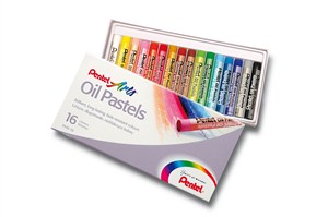 Obrazek KREDKI PASTELE OLEJNE 16 KOLOR