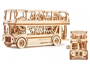 Obrazek Drewniana puzzle 3D Autobus