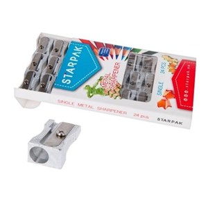 Obrazek Temperówka metalowa pojedyncza (24szt)