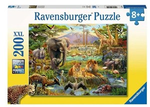 Obrazek Puzzle 200 Zwierzeta sawanny XXL