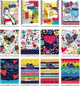 Obrazek Notatnik ozdobny 105x165/80K gładki FRESH