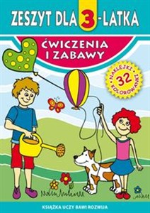Obrazek Zeszyt dla 3-latka Ćwiczenia i zabawy