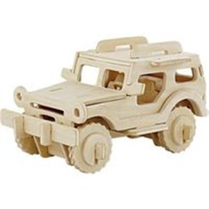 Obrazek Puzzle drewniane 3D Jeep
