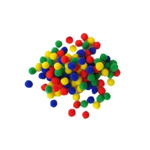 Obrazek Pompony ozdobne 100/10mm CRAFT SHOP