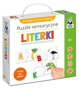 Obrazek Puzzle sensoryczne Literki Kapitan Nauka