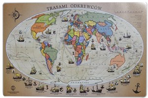 Obrazek Podkładka mapa trasami odkrywców