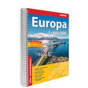 Obrazek Europa Atlas samochodowy 1:800 000
