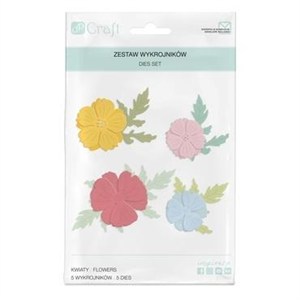 Obrazek Wykrojniki - kwiaty 5szt