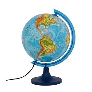 Obrazek Globus fizyczny podświetlany 25cm w.czeska