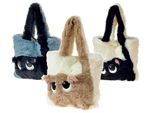 Obrazek Torebka pluszowa z kotem MIX