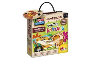 Picture of Montessori Baby Wood Puzzle ze zwierzętami