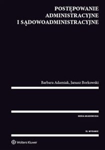 Picture of Postępowanie administracyjne i sądowoadministracyjne