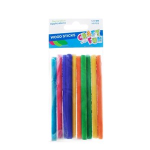 Picture of Patyczki drewniane kolorowe 10szt