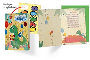 Obrazek Karnet Urodziny (wymienne cyfry)