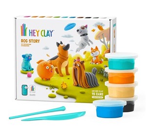 Obrazek Masa plastyczna Hey Clay Psy HCL15024CEE