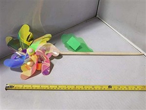 Obrazek Wiatrak kwiatek 32cm MIX