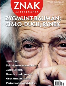 Obrazek Znak 674-675 7-8/2011 Zygmunt Bauman Ciało  duch rynek