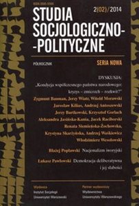 Obrazek Studia Socjologiczno-Polityczne 2 (2)/2014