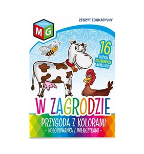 Picture of Przygoda z kolorami W zagrodzie kolorowanka z wierszykami