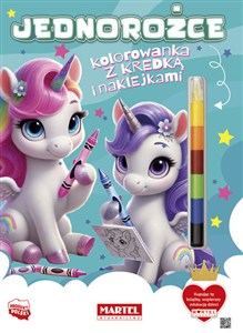 Picture of Kolorowanka Jednorożce z kredką i naklejkami