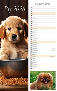 Obrazek Kalendarz 2026 paskowy Psy