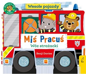 Obrazek Miś Pracuś Wesołe pojazdy Wóz strażacki
