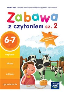 Obrazek Zabawa z czytaniem Część 2 6-7 lat Szkoła podstawowa