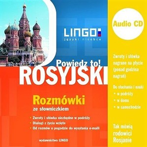 Obrazek Rosyjski Rozmówki ze słowniczkiem + CD Powiedz to!
