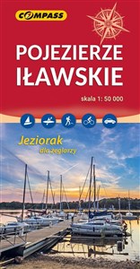 Obrazek Pojezierze Iławskie Okolice Ostródy mapa turystyczna 1:50 000