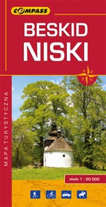 Obrazek Beskid Niski mapa turystyczna 1:50 000