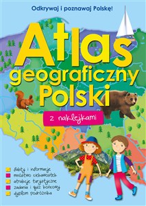 Obrazek Atlas geograficzny polski z naklejkami