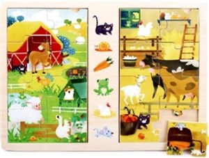 Picture of Puzzle & Gra drewniane Na Wsi