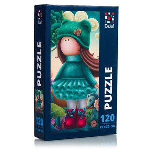 Obrazek Puzzle 120 Lalka z koniem DT100-03