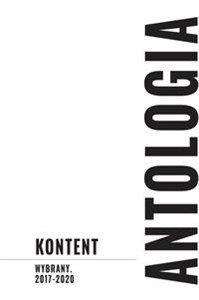 Picture of KONTENT Wybrany 2017-2020 Antologia